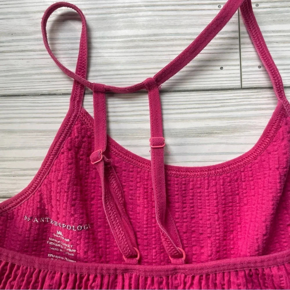 Anthropologie fuchsia bra top adjustable straps womens size M/L - Picture 4 of 5